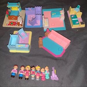 1994 My Pretty Dollhouse Galoob Furniture and Figure Lot